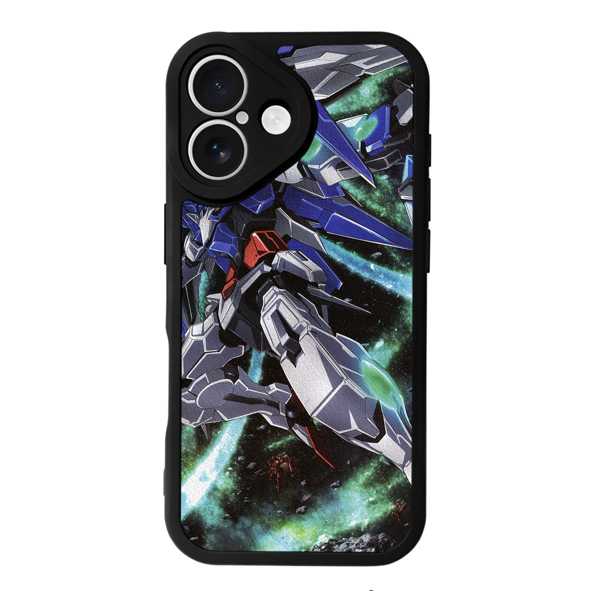 （画像用） 機動戦士ガンダム Mobile Suit Gundam 【iPhone 16シリーズ対応】シリコンスマホケース（レザー調） 材質：シリコン